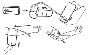 نحوه بستن بازوبند فشارسنج دیجیتال بازویی امپریال مدل C02 | تجهیزات پزشکی کیهان طب k-teb.com