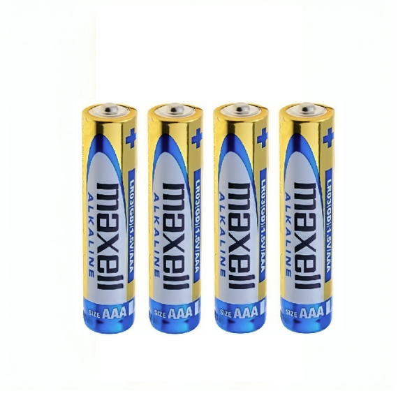 باتری نیم قلمی آلکالاین مکسل مدل لانگر لستینگ پاور 4 عددی | MAXELL LONGER LASTING POWER