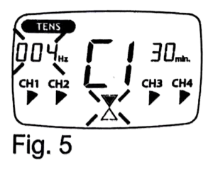 تنظیم فرکانس پالس (Pulse Frequency)دستگاه فیزیوتراپی بیورر Beurer EM80 (TENS/EMS/Massage)