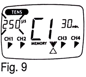 Beurer-EM80-(TENS-EMS-Massage) -‌‌‌‌‌k-teb.com (تنظیم زمان خاموشی و شروع درمان)