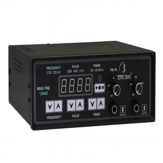 دستگاه فیزیوتراپی توتال تنس مدل PM-70 (2 کانال، 10 برنامه، 120 هرتز)