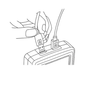 تصویر آموزش اتصال کابل دستگاه تنس فیزیوتراپی هابدیک HubDIC HMB-100 به ورودی دستگاه – راهنمای کاربری – k-teb.com