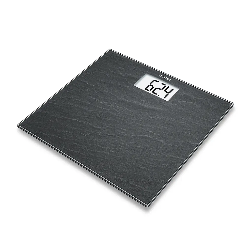 ترازو دیجیتال شیشه‌ای بیورر مدل GS203 طرح سنگی کیهان طب