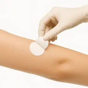 جدا کردن چسب سنسور دستگاه تست قند خون مداوم سیبیونیکس SIBIONICS GS1 CGM – k-teb.com 