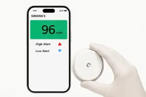 هشدار بالا و پایین قند خون در دستگاه تست قند خون مداوم سیبیونیکس SIBIONICS GS1 CGM – فروشگاه تجهیزات پزشکی کیهان طب k-teb.com
