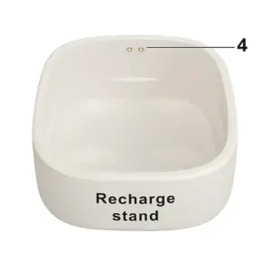 پایه شارژ ماساژور سر شارژی اسکالپ مدل AH-368 با درگاه DC روی بدنه – تجهیزات پزشکی کیهان طب k-teb.com