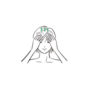 کشش ریتمیک پوست سر در تکنیک Stretching با استفاده از ماساژور سر شارژی اسکالپ مدل AH-368 | Scalp Massager AH-368 | افزایش آرامش و بهبود گردش خون | فروشگاه تجهیزات پزشکی کیهان طب k-teb.com